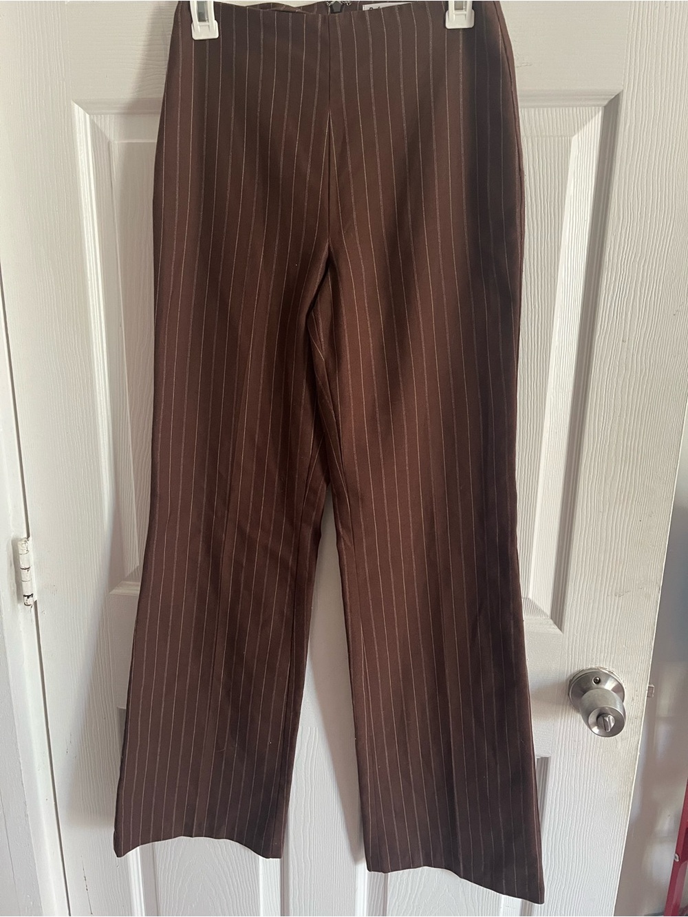SET Reformation Brown Striped Cohen Vest Top and Straight Leg Pants size 0 - Picture 8 of 14